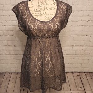 Free People Sheer Lace Top / Dress